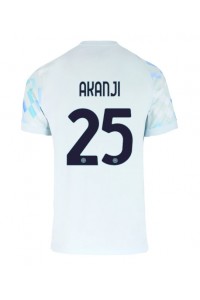 Fotbalové Dres Inter Milan Manuel Akanji #25 Venkovní Oblečení 2025-26 Krátký Rukáv